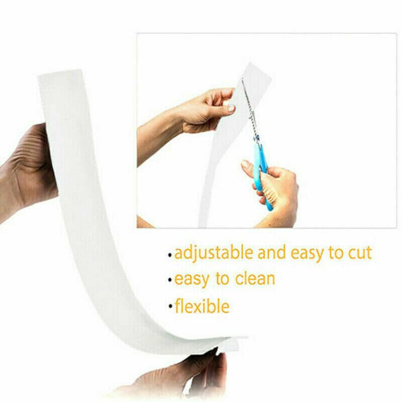 XZSUN 2 Pcs Silicone Stove Counter Gap Cover Oven Guard Seal Slit Strip Kitchen (White  25 Inch) - Image 4